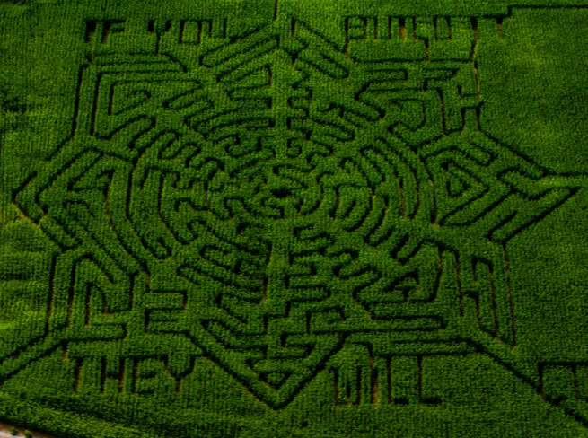 Kilchis river corn maze