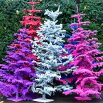 flocked christmas trees | Hydrangea Ranch flocked christmas trees