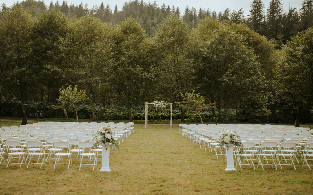 Hydrangea Ranch Wedding Venue on Kilchis River