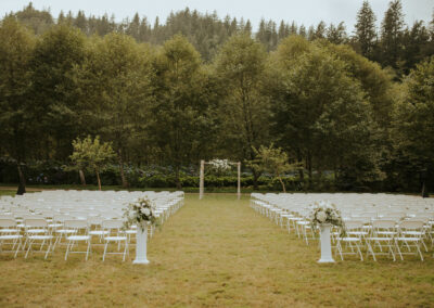 Hydrangea Ranch Wedding Venue on Kilchis River