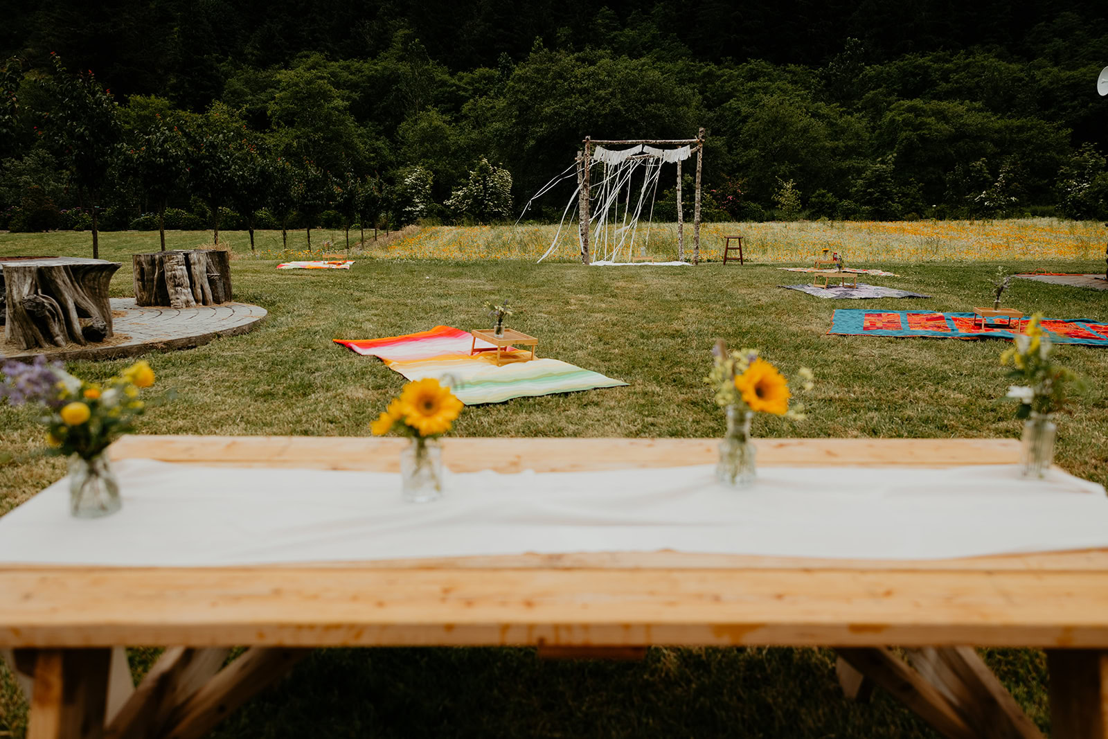 Jill Jake Wedding | Hydrangea Ranch Indoor and Outdoor Wedding Venues in Oregon